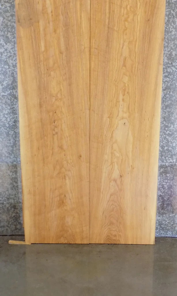2- Rustic Solid Wood Bookmatched Ash Dining Table Top Slabs 20339-20340