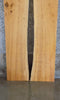 Thumbnail for 2- Bookmatched Live Edge Rustic Ash Dining Table Top Slabs 20343-20344