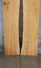 Thumbnail for 2- Bookmatched Live Edge Rustic Ash Dining Table Top Slabs 20343-20344