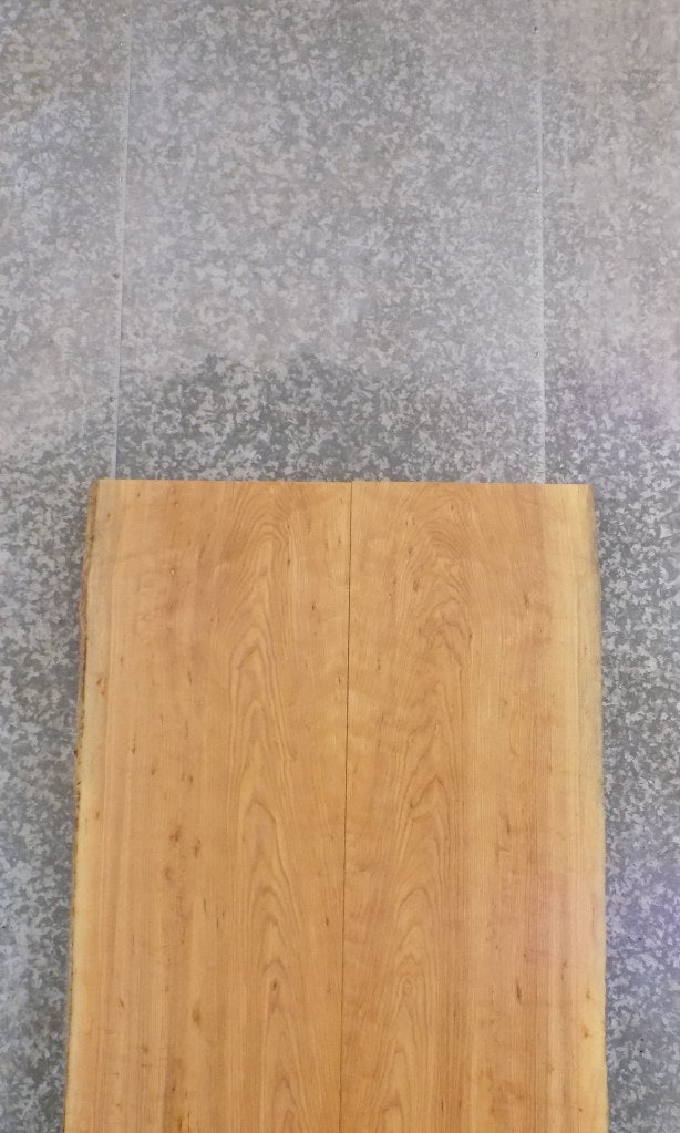 2- Bookmatched Live Edge Ash Dining Table Top Wood Slabs 20345-20346