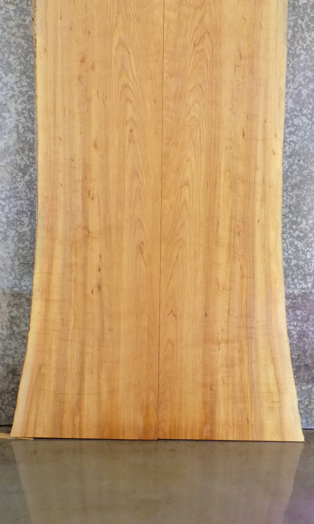 2- Bookmatched Live Edge Ash Dining Table Top Wood Slabs 20345-20346