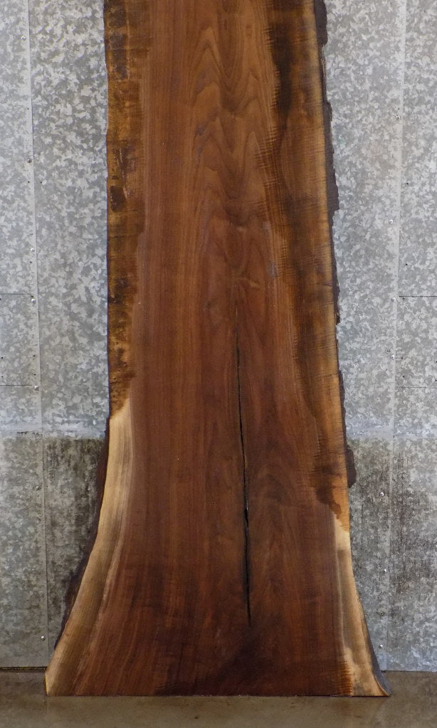Reclaimed Live Edge Black Walnut Bar Top Slab, Wood Table 20373