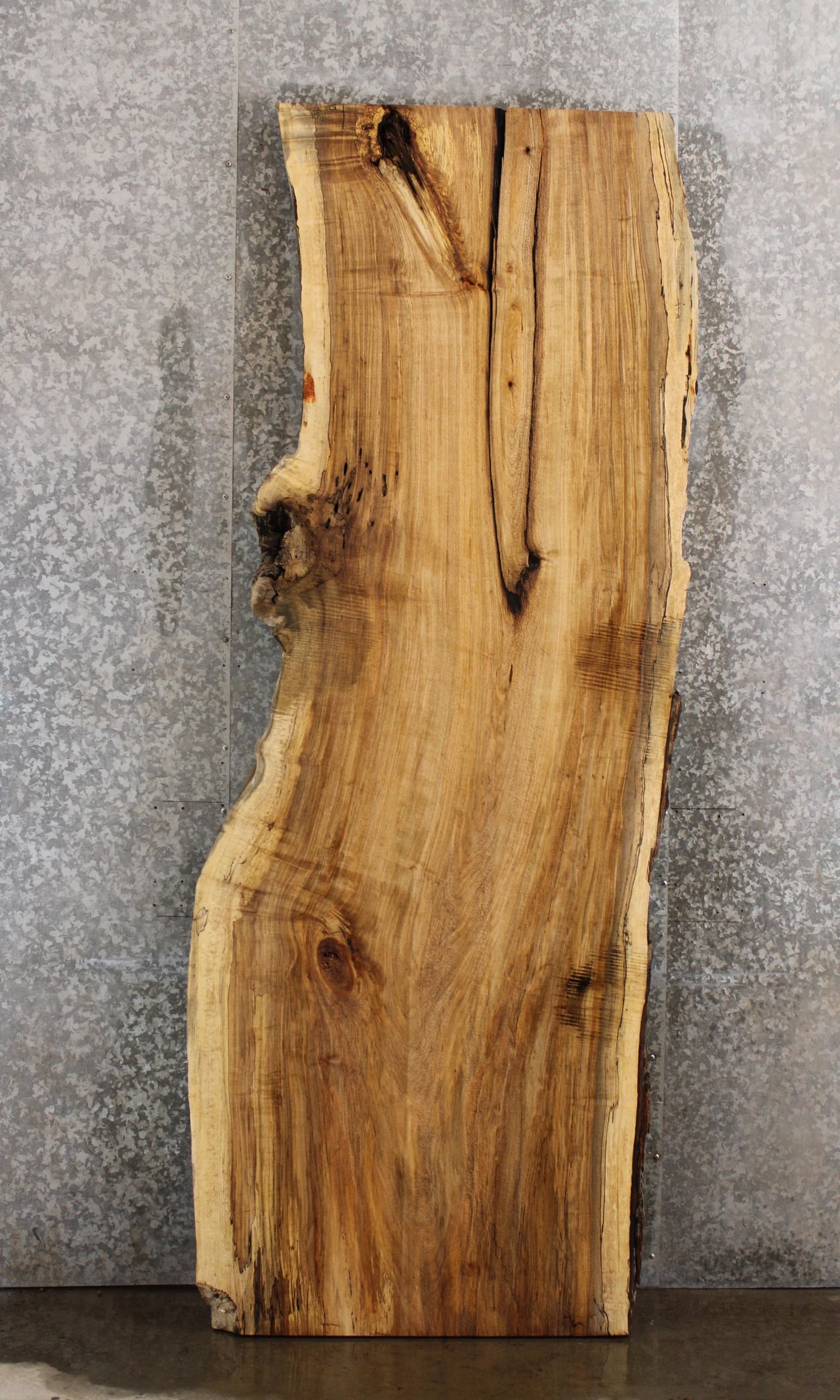 Maple Live Edge Dining Table Top, Wood Bar Top Slab 20391