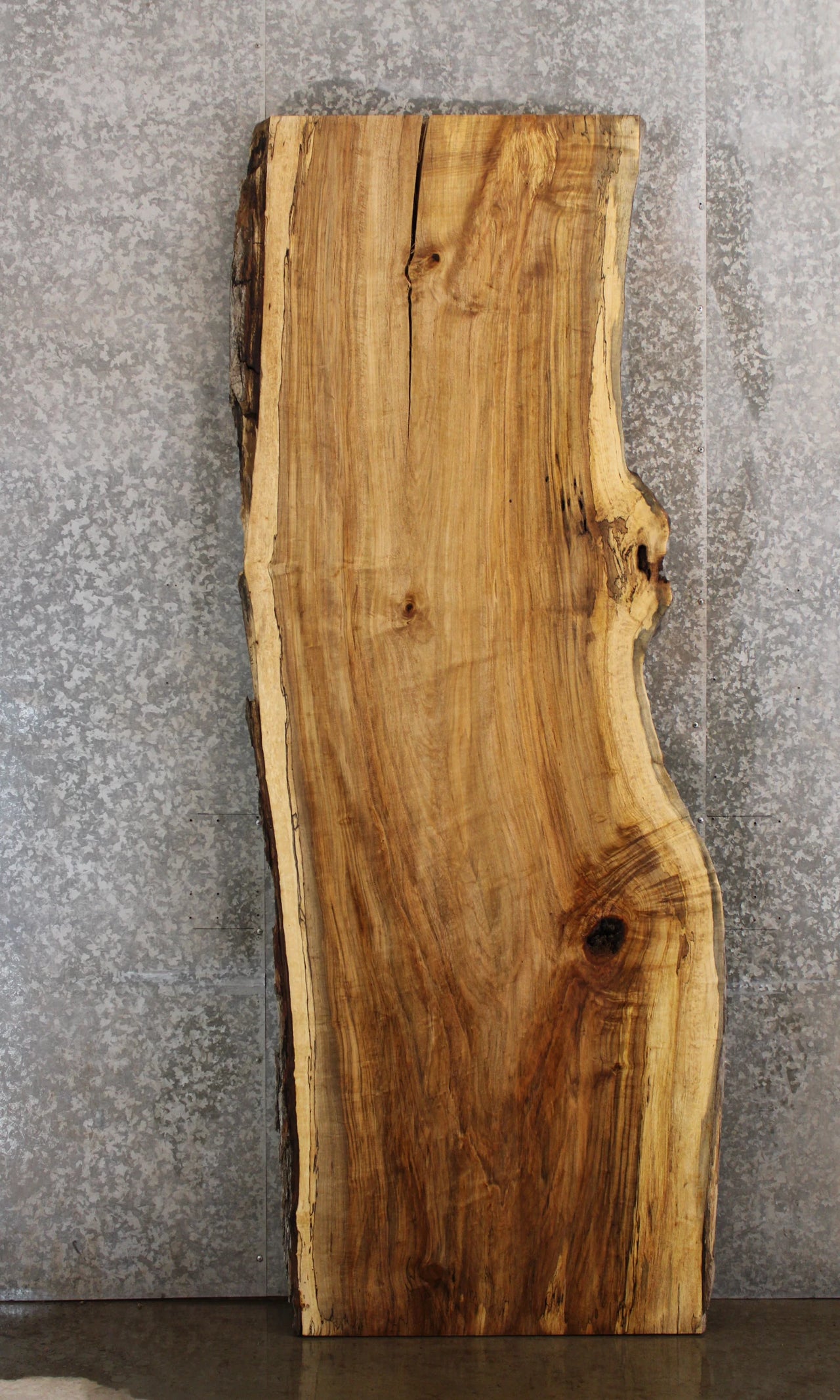 Maple Live Edge Dining Table Top, Wood Bar Top Slab 20391