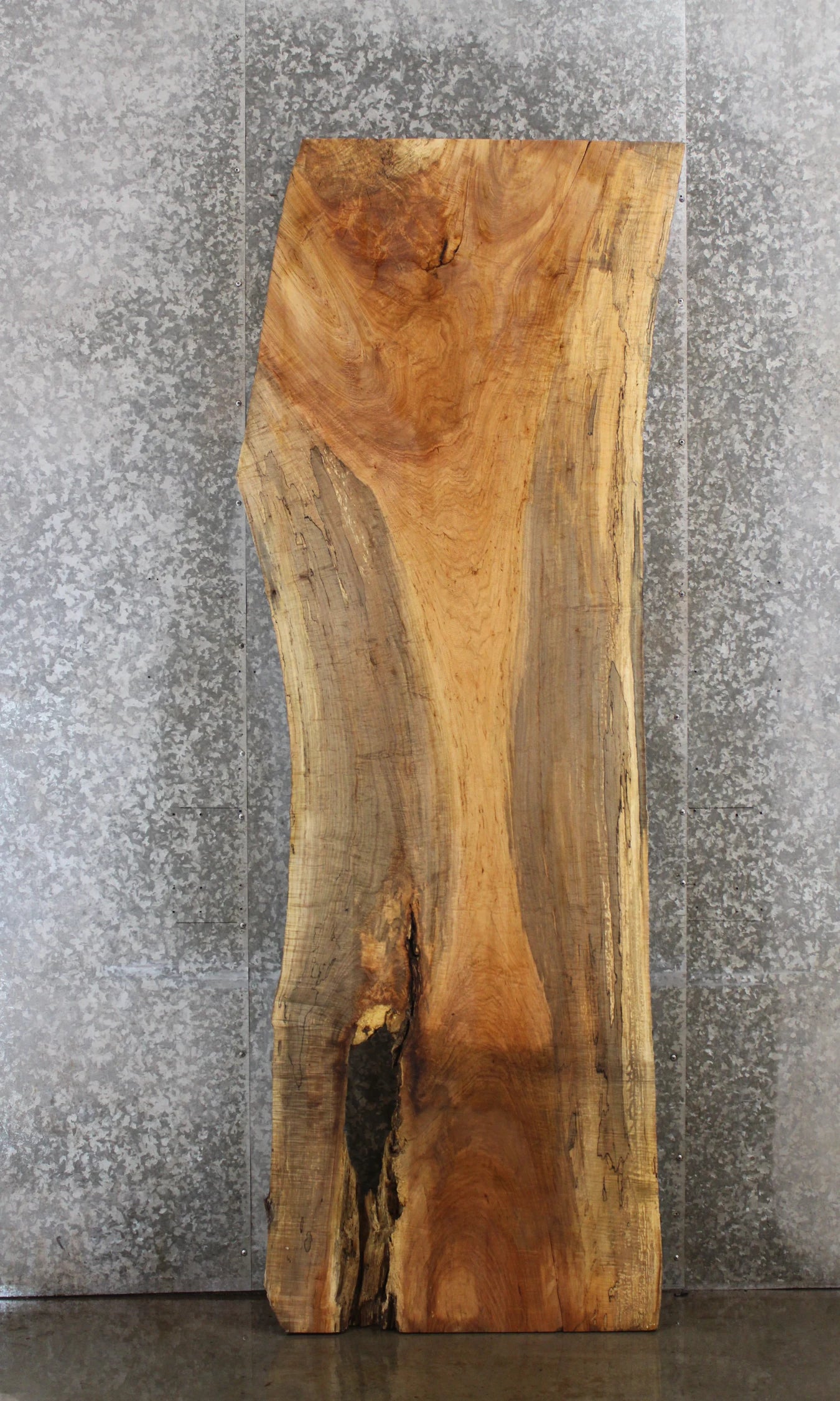 Maple Live Edge Dining Table Top, Wood Conference Table 20409