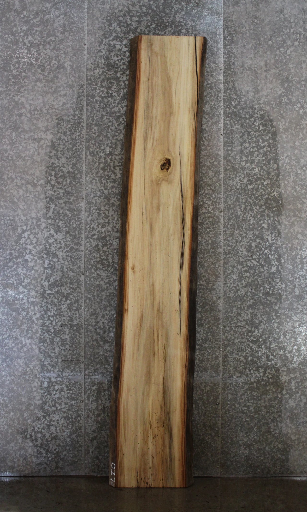 Maple Live Edge Bar Top, Thick Wood Slab 20420
