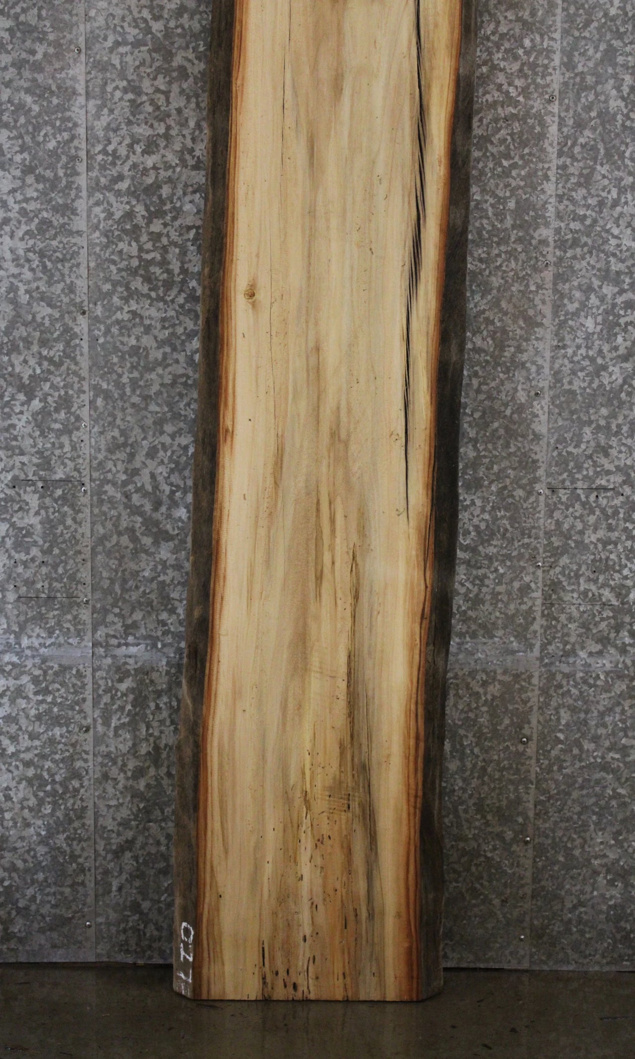 Maple Live Edge Bar Top, Thick Wood Slab 20420