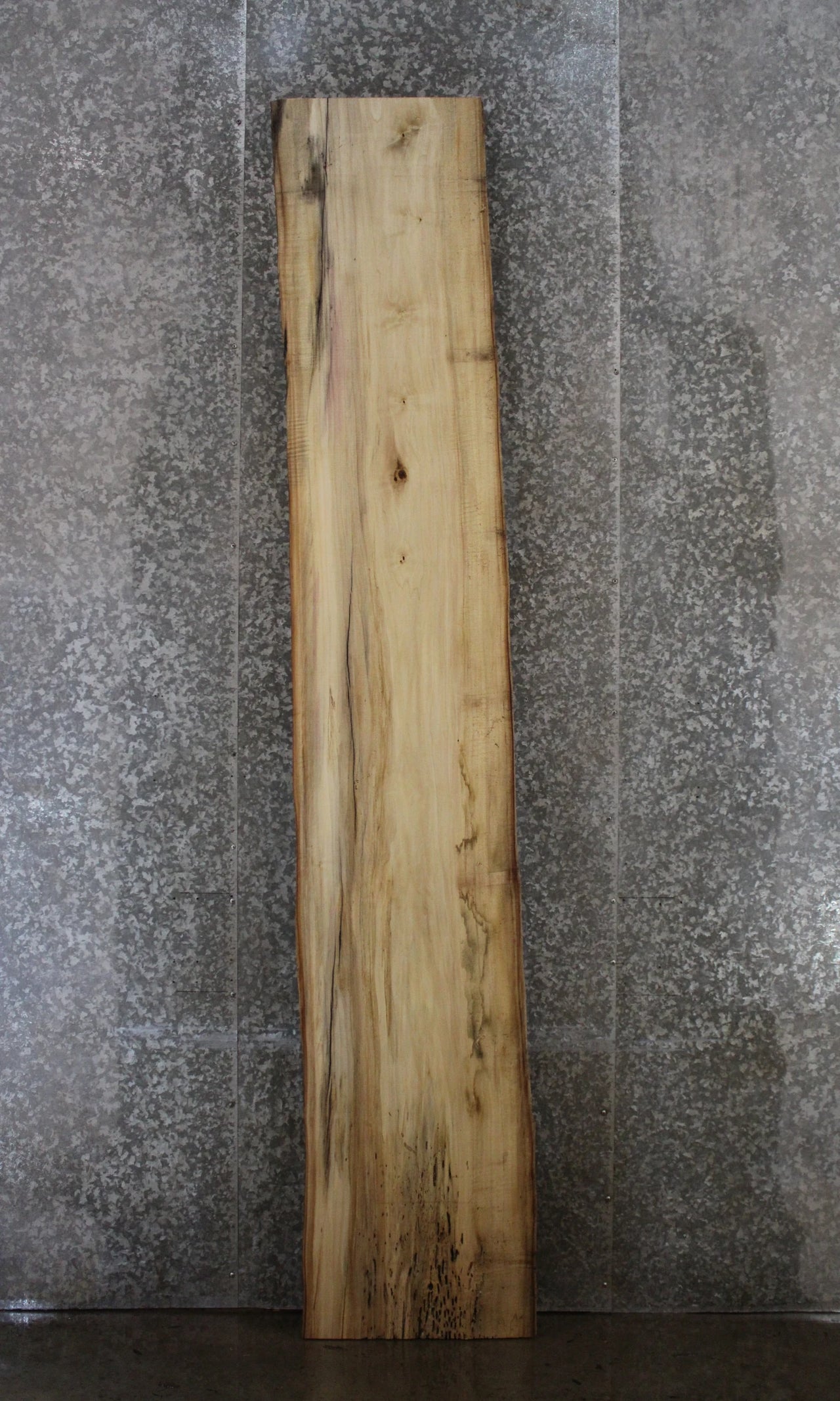 Maple Live Edge Bar Top, Thick Wood Slab 20420