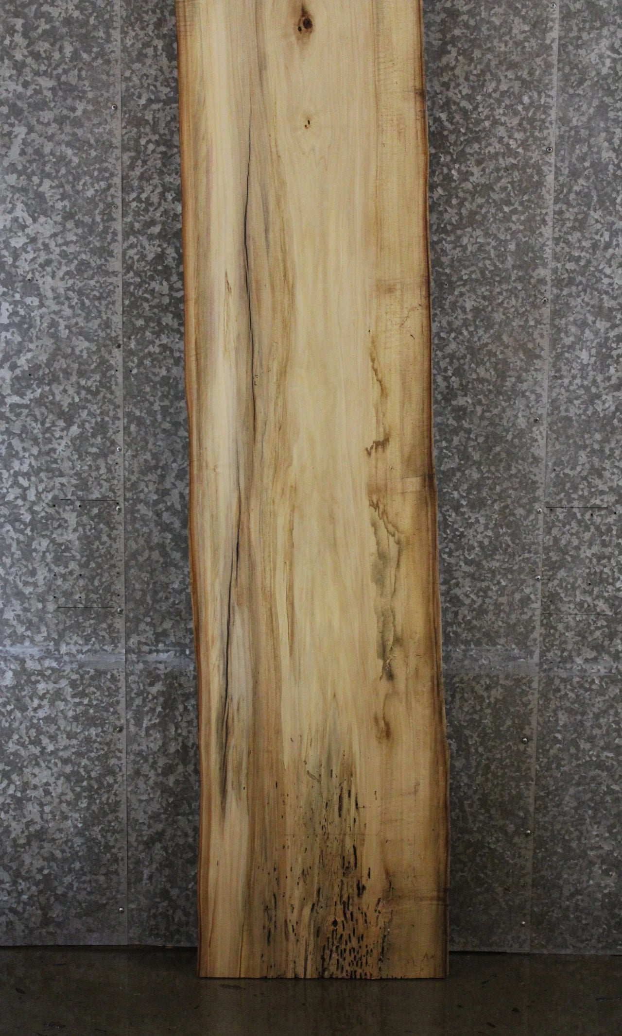 Maple Live Edge Bar Top, Thick Wood Slab 20420