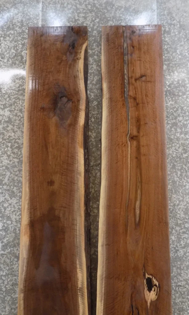 2- Live Edge Black Walnut Dining Table Top, Conference Table Slab 20421-20422