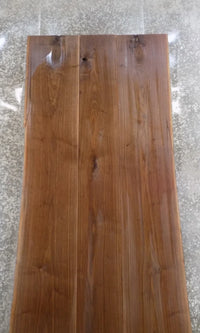 Thumbnail for 3- Live Edge Bookmatched Black Walnut Dining Table Top Slabs 20427-20429