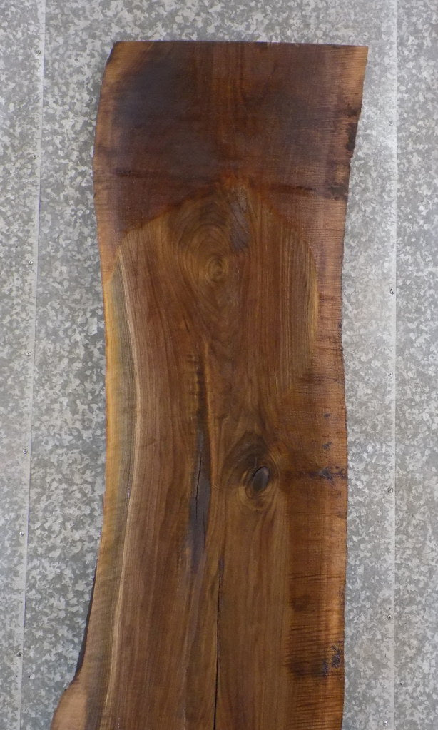 Black Walnut Live Edge Countertop Slab, Wood Bar Top, Table 20432