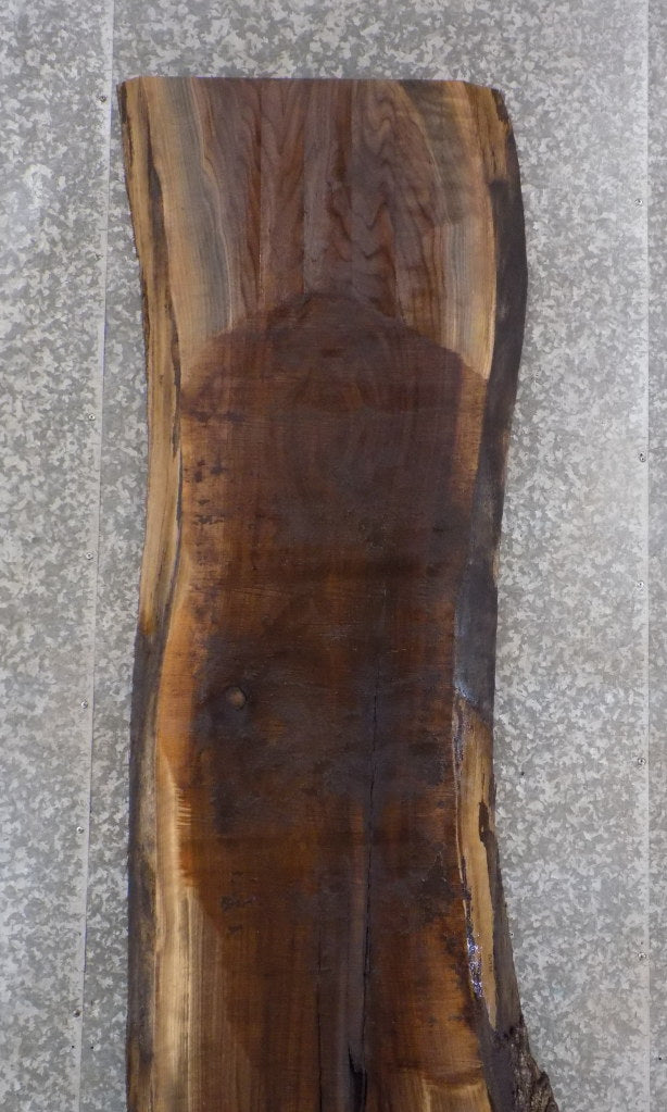 Black Walnut Live Edge Countertop Slab, Wood Bar Top, Table 20432