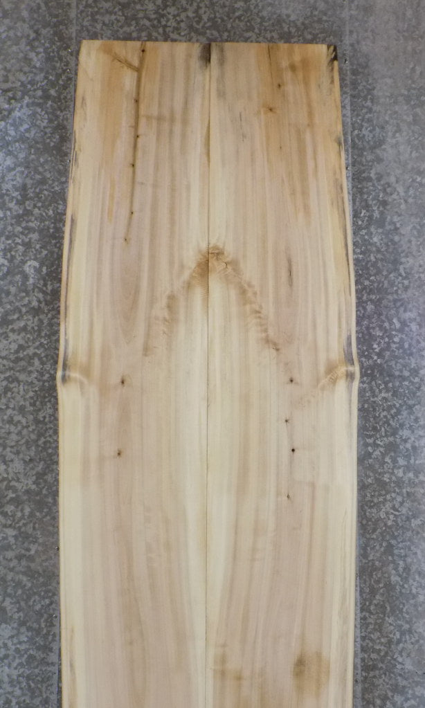 2- Live Edge Cottonwood Bar Top Slabs, Wood Table Top 20441-20442