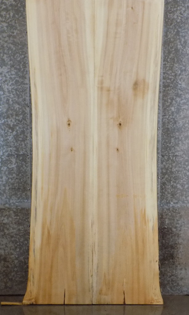 2- Live Edge Cottonwood Bar Top Slabs, Wood Table Top 20441-20442