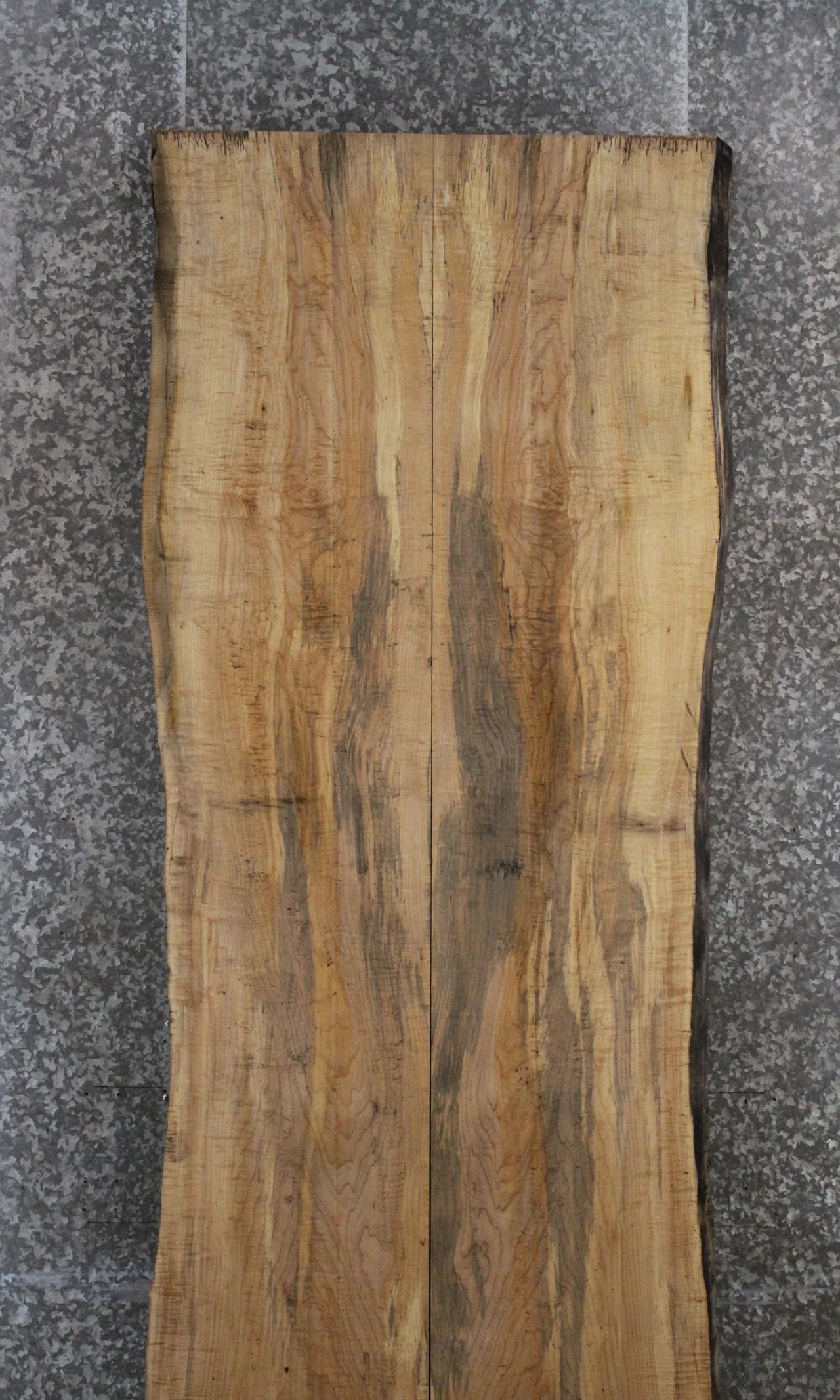 2- Spalted Maple Live Edge Book Match Dining Table/Bar Top Slabs 20452