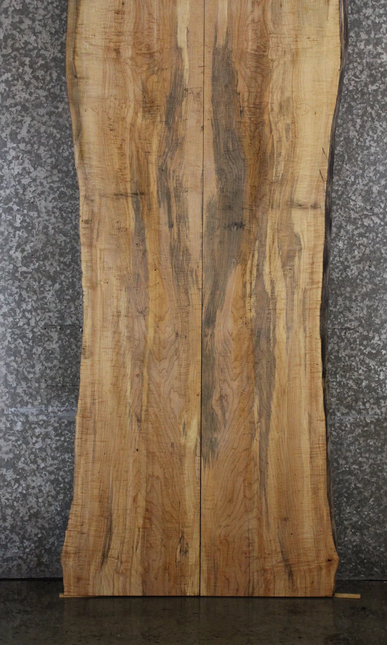 2- Spalted Maple Live Edge Book Match Dining Table/Bar Top Slabs 20452