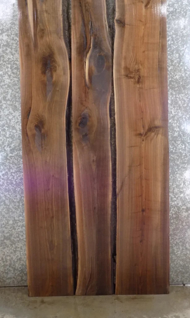 3- Live Edge Black Walnut Conference, Dining Table Top Slabs 20466-20468