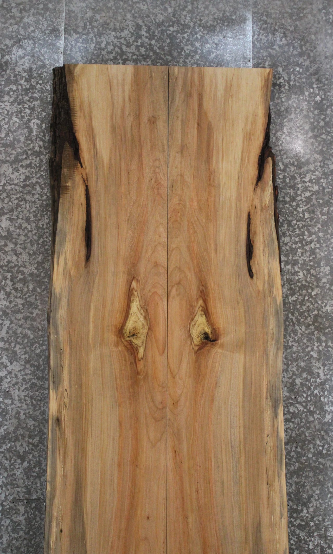 2- Spalted Maple Live Edge Book Match Dining Table Top 20525-20526