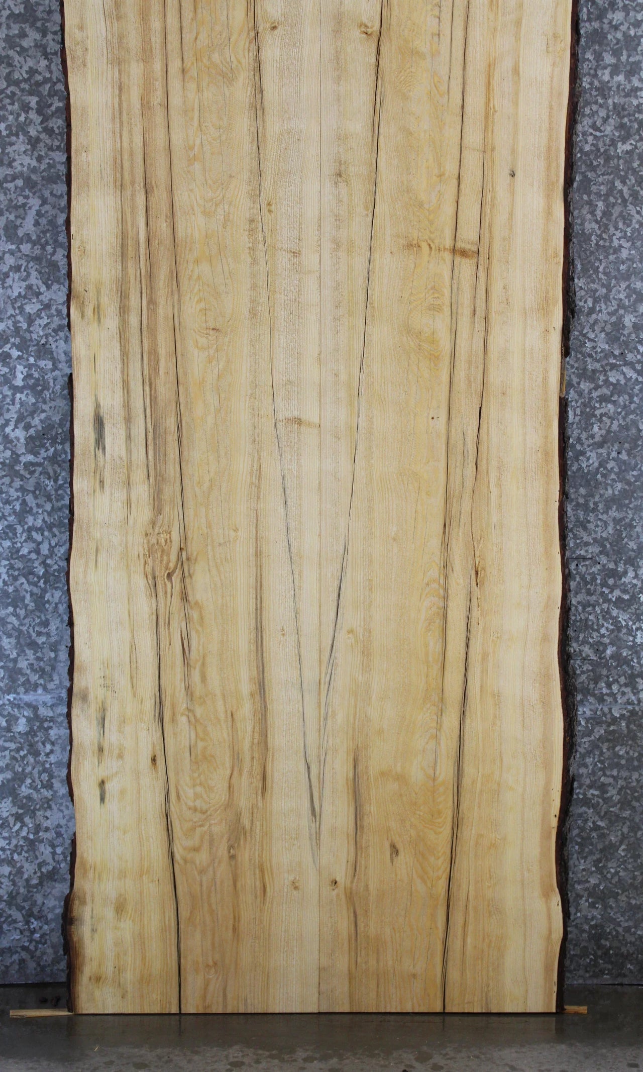 2- Rustic Knotty Pine Live Edge Dining Table Top 20533-20534