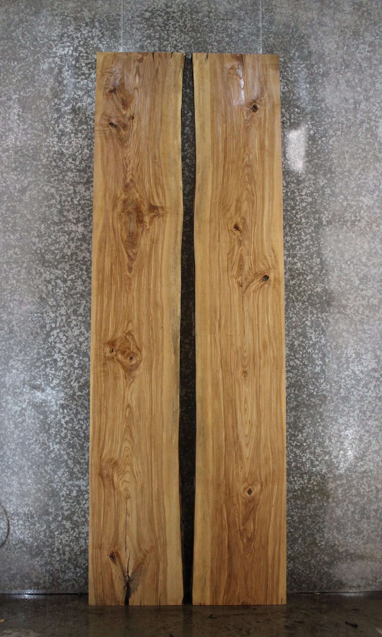 2- Ash Live Edge Wood Slabs, Dining Table Top, Conference Table 20538-20539