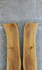 Thumbnail for 2- Bookmatched Live Edge Rustic Ash Bar/Table Top Slabs 20545-20546