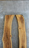 Thumbnail for 2- Bookmatched Live Edge Rustic Ash Bar/Table Top Slabs 20545-20546