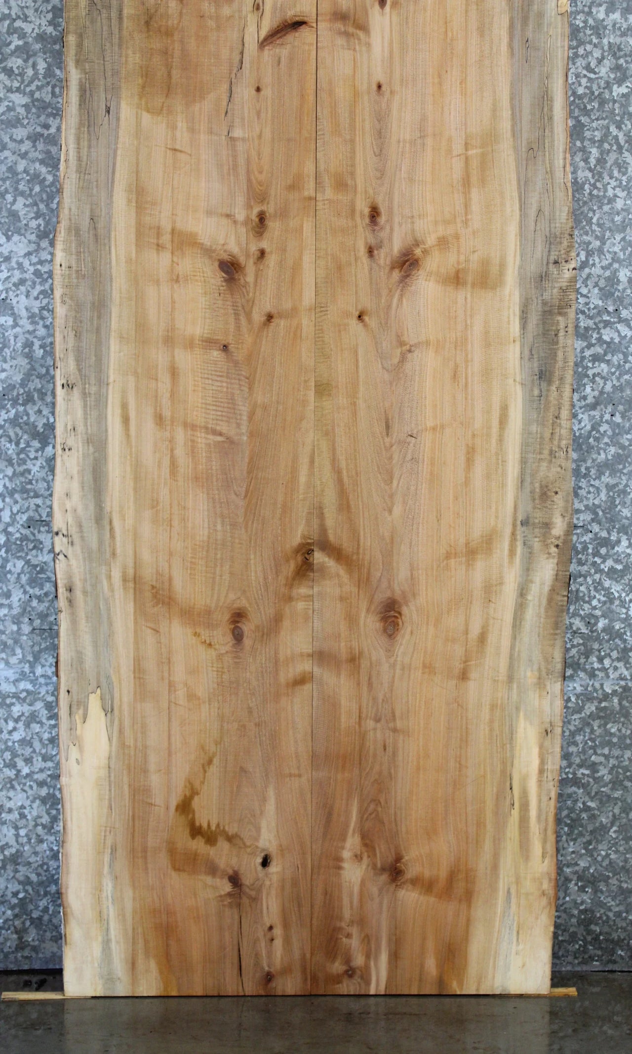 2- Spalted Maple Live Edge Dining Table Top Slabs 20549-20550