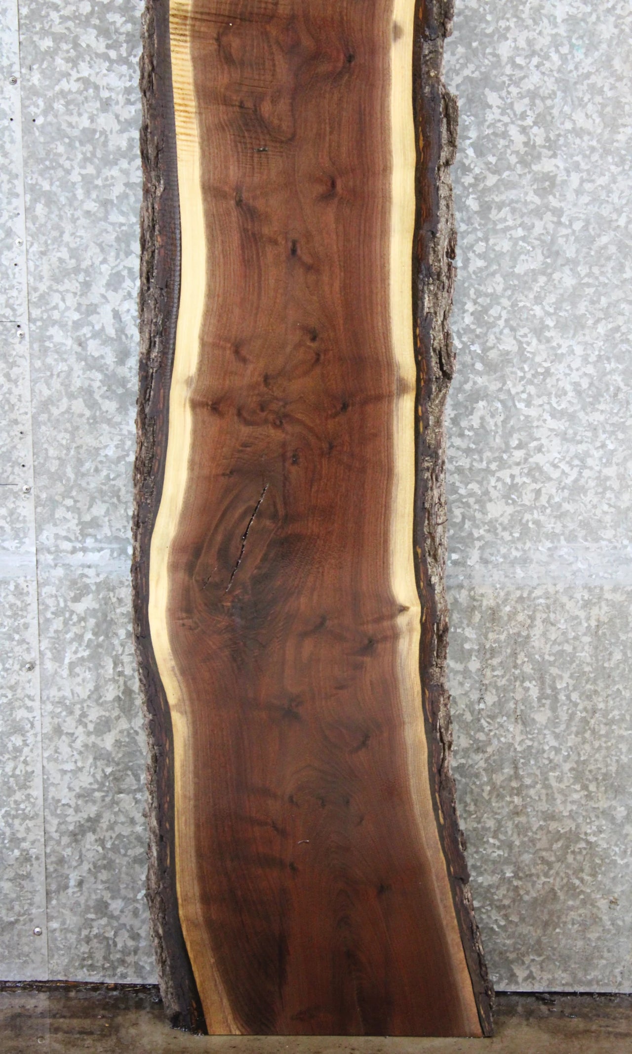 Live Edge Black Walnut Bar Top Slab 20556