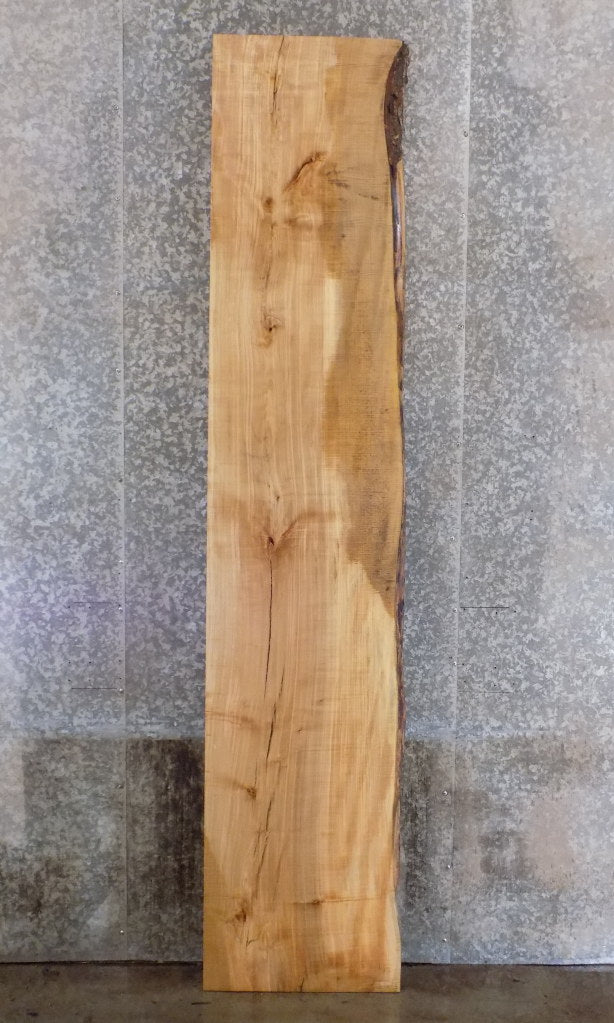Rustic Partial Live Edge Maple Bar Top, Reception Area Slab 20561