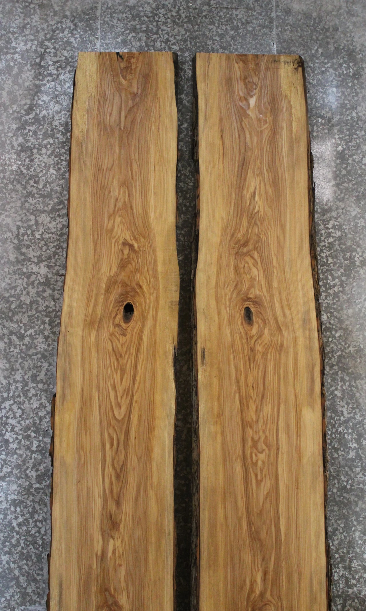 2- Thick Ash Live Edge Wood Slabs, Epoxy River Table Project 20566-20567