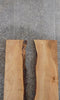 Thumbnail for 2- Live Edge Bookmatched Maple Rustic Dining Table Top Slabs 20572-20573