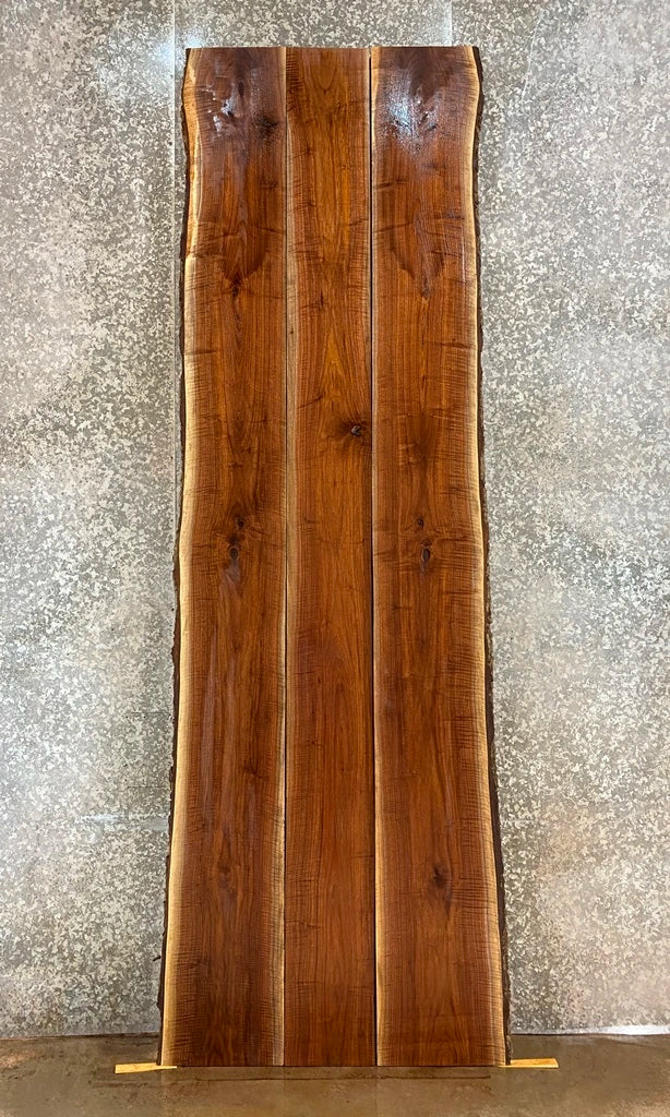 3- Live Edge Black Walnut Dining Table Top Slab Set, Conference 20574-20576