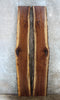 Thumbnail for 2- Bookmatched Live Edge Black Walnut River Table/Bar Top Slabs 20583-20584