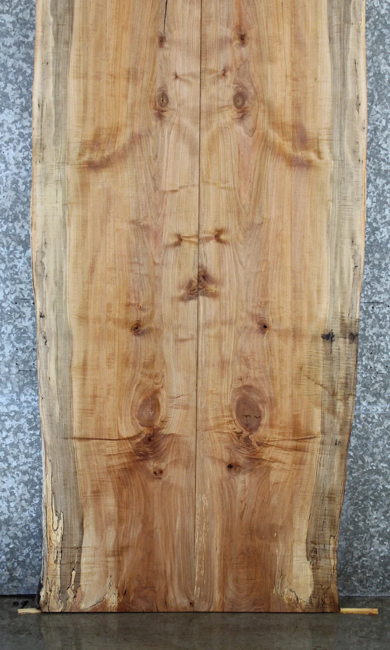 2- Spalted Maple Live Edge Dining Table Top, Bar Top Slabs 20585-20586