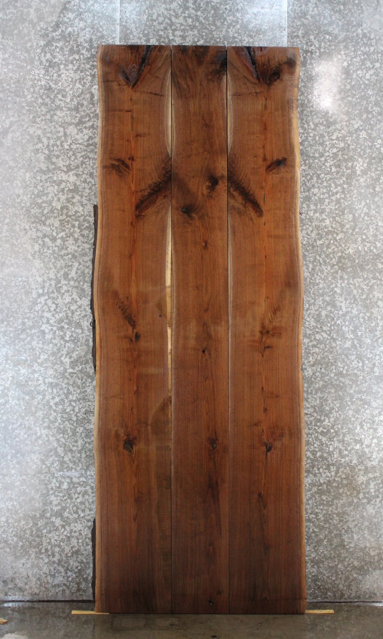3- Black Walnut Live Edge Book Match Dining Table 20604