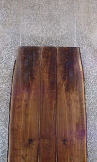 Thumbnail for 3- DIY Live Edge Bookmatched Black Walnut Dining Table Top Slabs 20610-20612