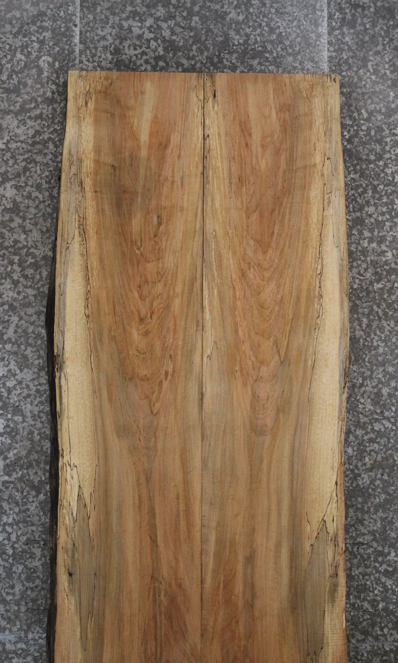 2- Spalted Maple Live Edge Book Match Table Top 20611-20612