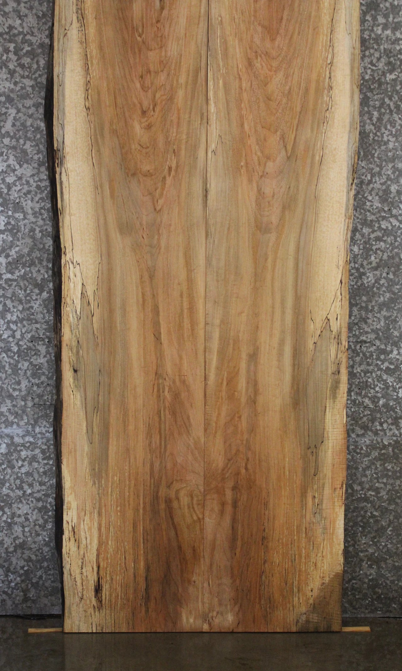 2- Spalted Maple Live Edge Book Match Table Top 20611-20612