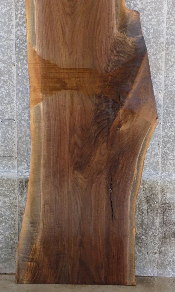 Black Walnut Live Edge Rustic Table/Bar Top Wood Slab 20622