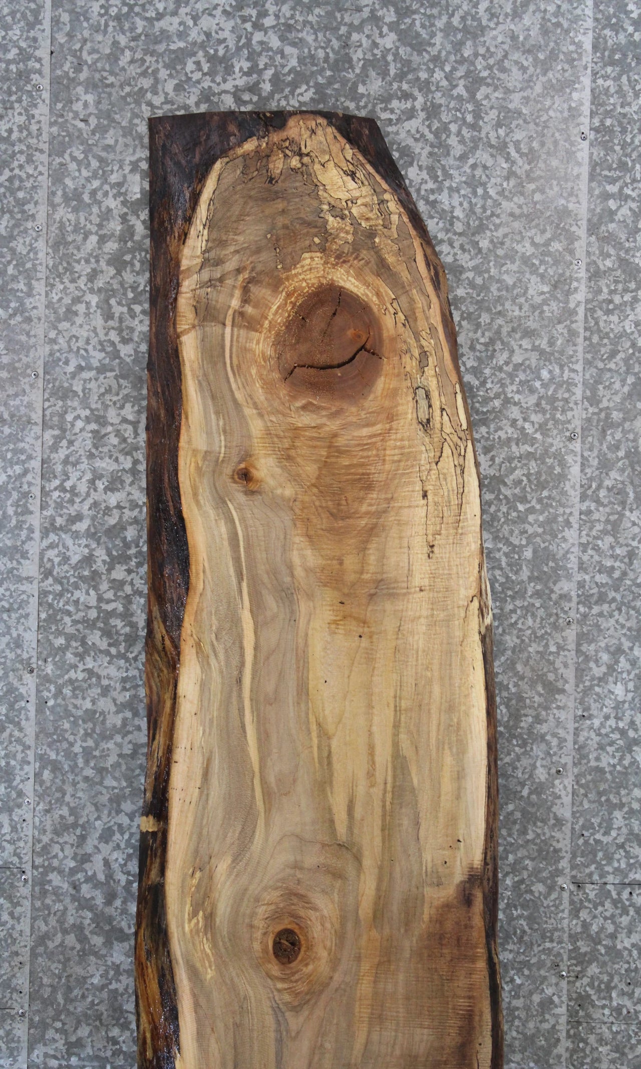 Spalted Maple Bar Top Slab, Live Edge Wood Slab 20641