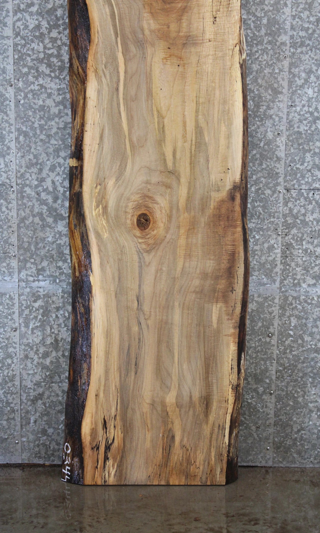 Spalted Maple Bar Top Slab, Live Edge Wood Slab 20641