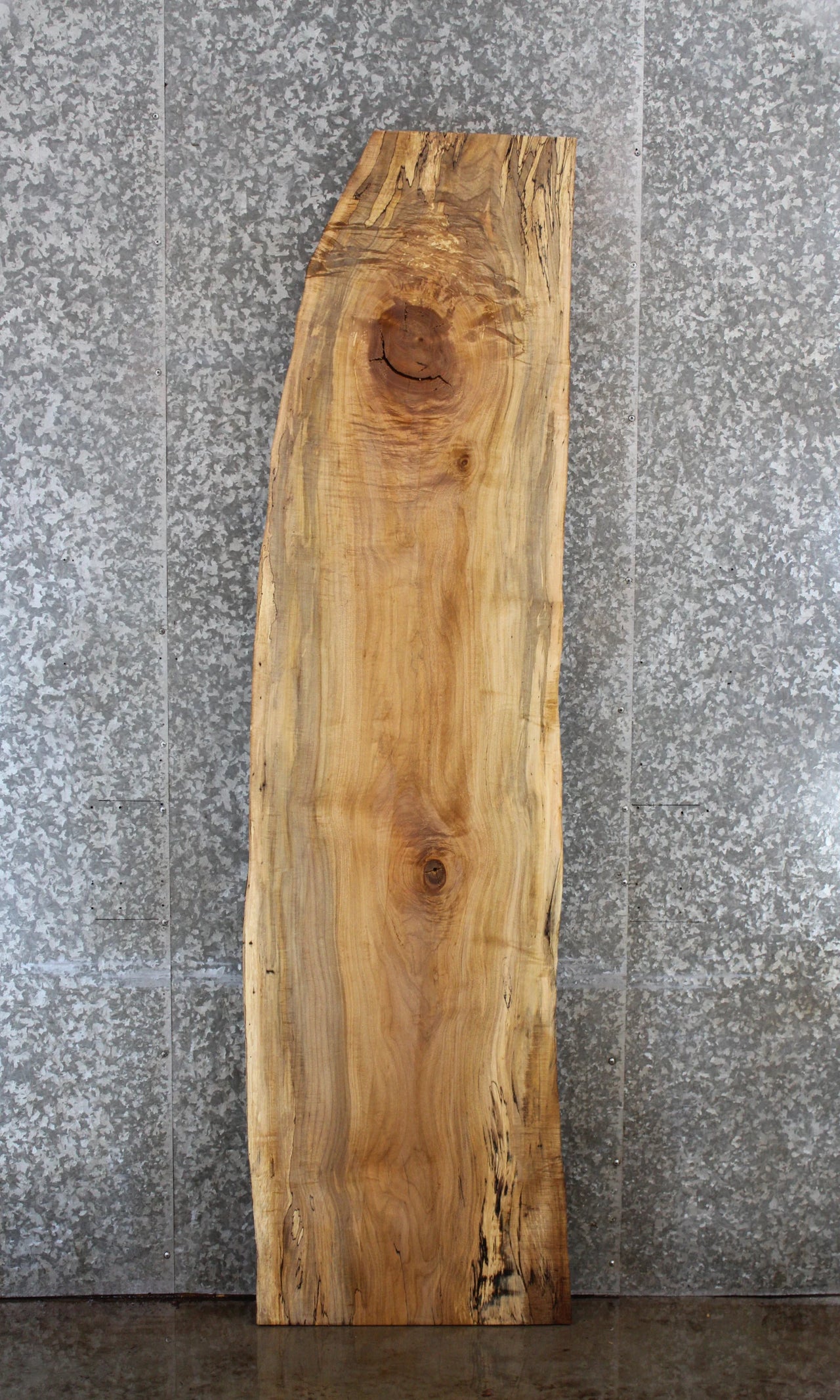 Spalted Maple Bar Top Slab, Live Edge Wood Slab 20641
