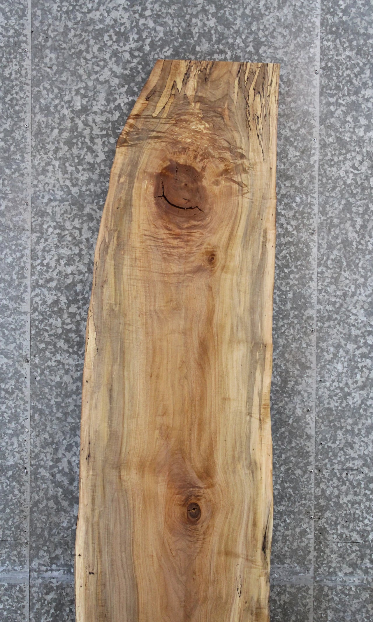 Spalted Maple Bar Top Slab, Live Edge Wood Slab 20641