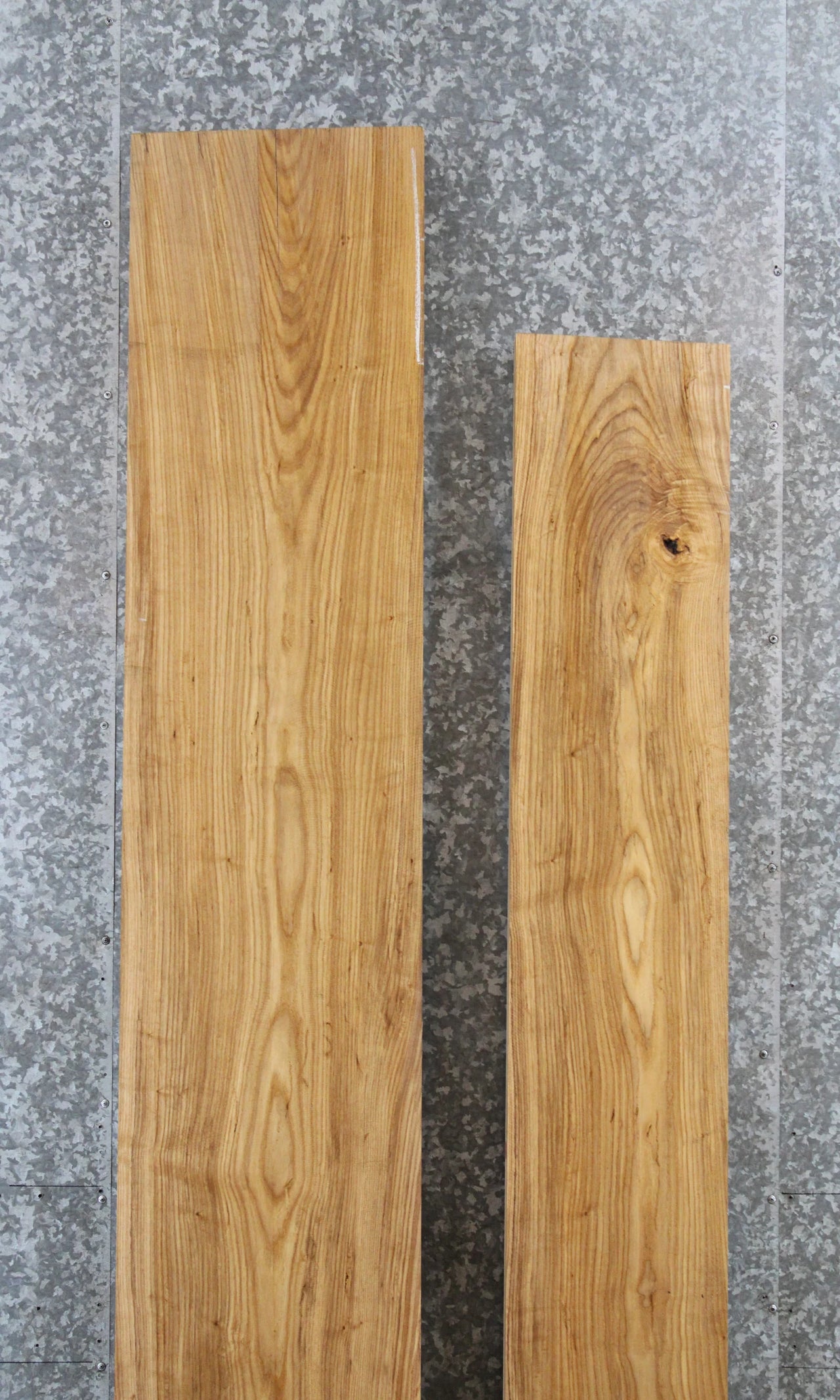 2- Hardwood Ash Lumber Board, Thick Mantel Slab, Solid Wood 20643