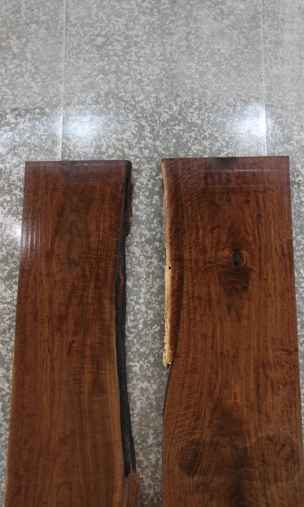 2- Black Walnut Dining Table Top, Live Edge Office Conference Top 20644-20645