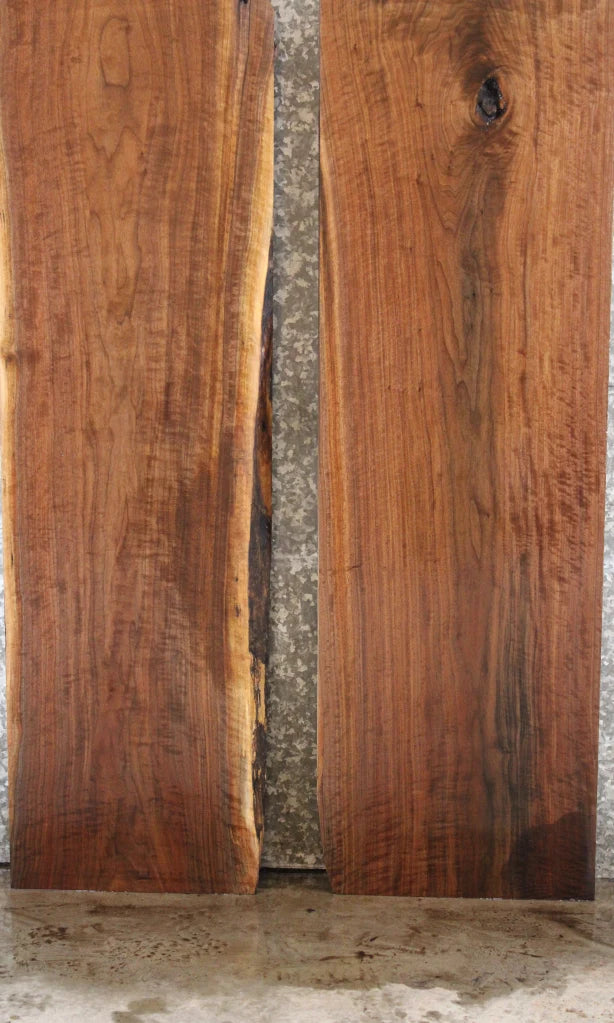 2- Black Walnut Dining Table Top, Live Edge Office Conference Top 20644-20645