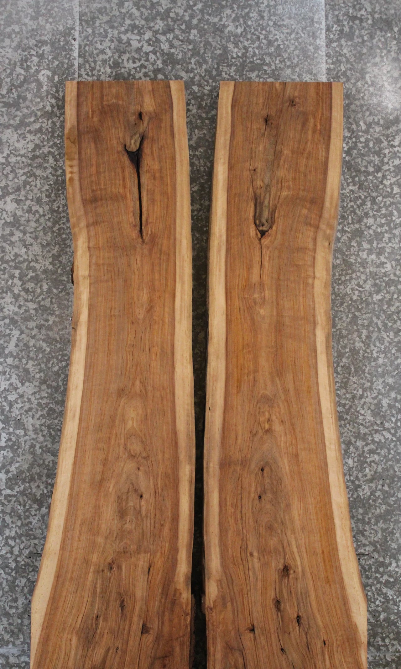 2- Live Edge Hard Maple Epoxy River Table/Bar Top Slabs 20644-20645