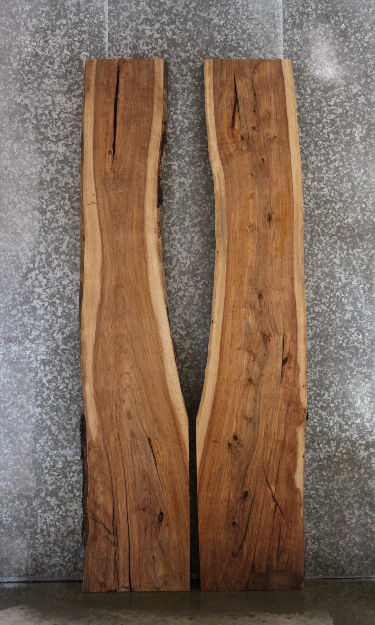 2- Live Edge Hard Maple Epoxy River Table/Bar Top Slabs 20644-20645