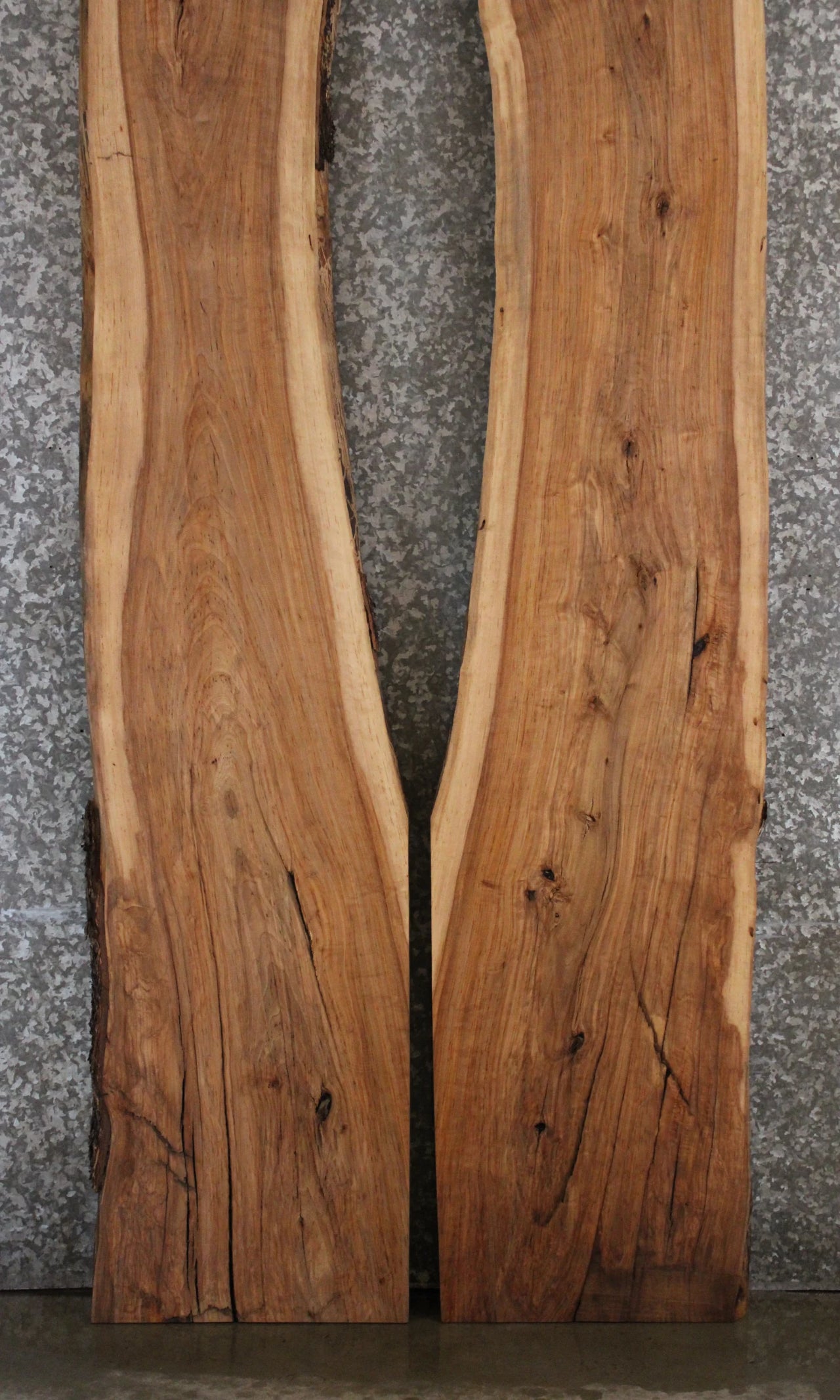 2- Live Edge Hard Maple Epoxy River Table/Bar Top Slabs 20644-20645